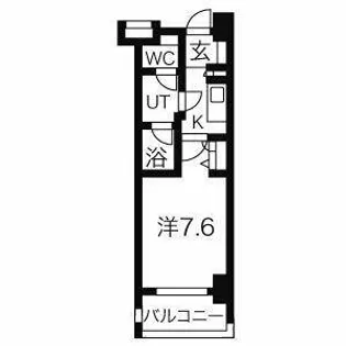 meLiV鶴舞【704号室】の間取り