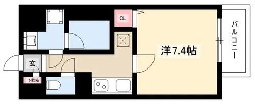 レジデンスルイーダ【301号室】の間取り