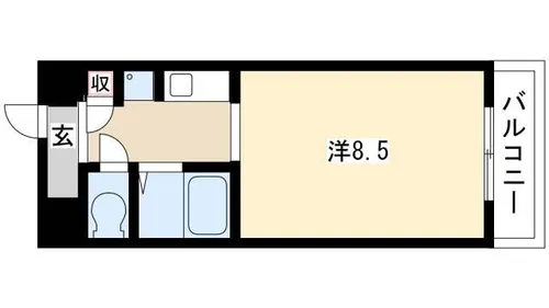 グランドハイネス御成【6階】の間取り