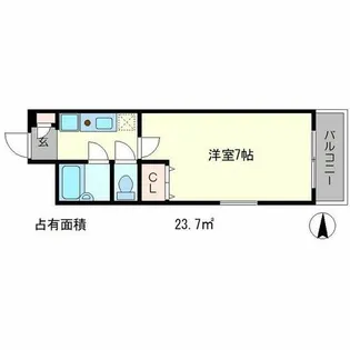 ハイム近衛【2階】の間取り