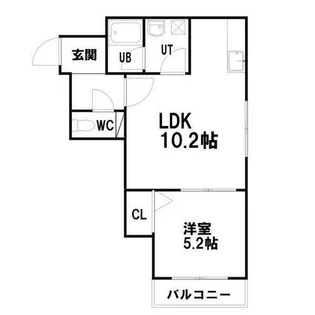 rham北円山【2階】の間取り