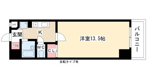 星ヶ丘GODIVA【303号室】の間取り