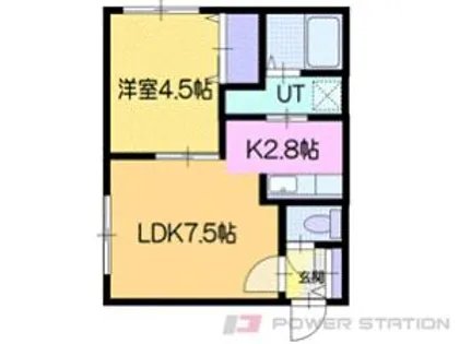 スカイリヴェール【2階】の間取り
