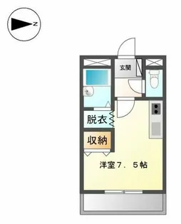 ドルチェ新道【1階】の間取り