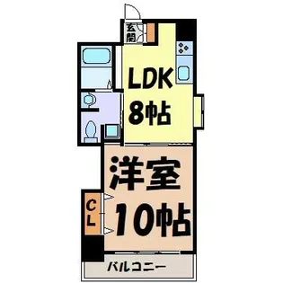 TRUSTY千代田【6階】の間取り
