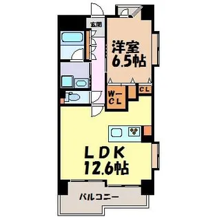 ラクラーレ大曽根【11階】の間取り