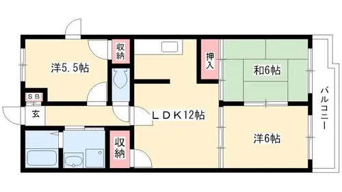庄京ビル【3B号室】の間取り