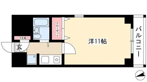 トゥアベルティ【701号室】の間取り