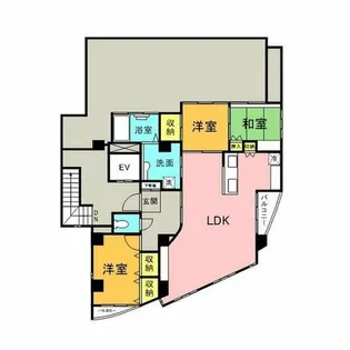 TKボヌール【4階】の間取り