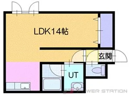 bauhaus外人坂(バウハウス)【1階】の間取り