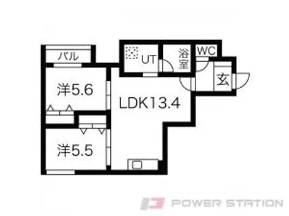 デイトナ【4階】の間取り