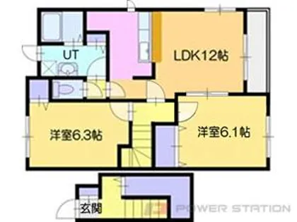 グランジエル【2階】の間取り