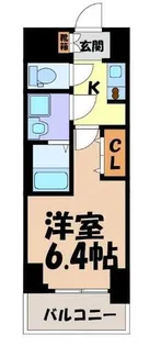 S-RESIDENCE平安通【7階】の間取り