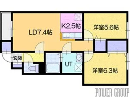 セレニティ【1階】の間取り