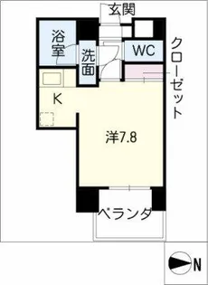 リエス鶴舞EAST TOWER【0806号室】の間取り