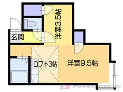 ハーバーライトI【3階】の間取り