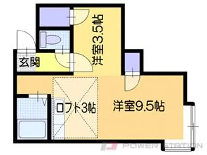 ハーバーライトI【3階】の間取り