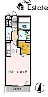 クリークⅡ【301号室】の間取り