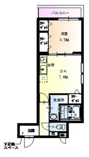 大阪府大阪市鶴見区今津中4丁目【アパート】の間取り