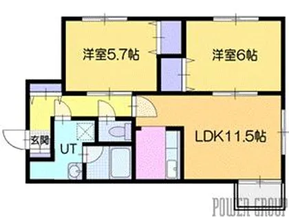 ヴィクトリアⅦ【5階】の間取り