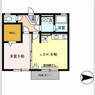 パルアヴェニュー【2階】の間取り