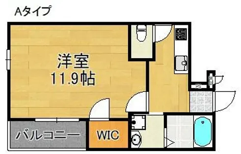 サニーコート日根野Ⅱ番館【1階】の間取り