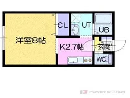 パラソル21【1階】の間取り