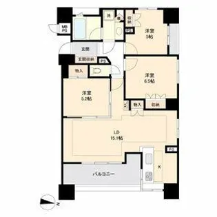 リエトコート丸の内【0206号室】の間取り