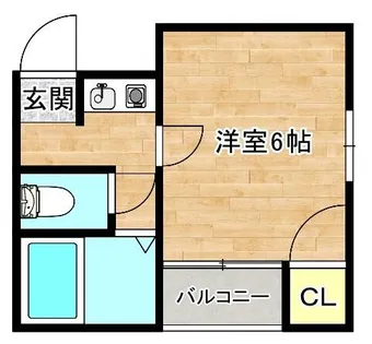 ゴッドフィールド布施【2階】の間取り