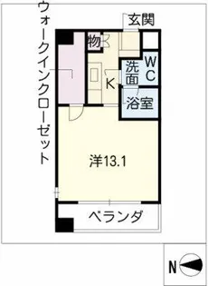 エルブ浄心【2階】の間取り