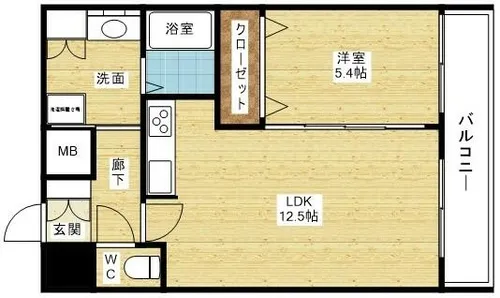 Dimus新大阪【10階】の間取り