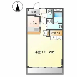 エスポアFUJI【1階】の間取り