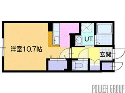 1Rの間取り画像