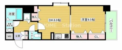 大阪府大阪市西淀川区千舟2丁目【マンション】の間取り