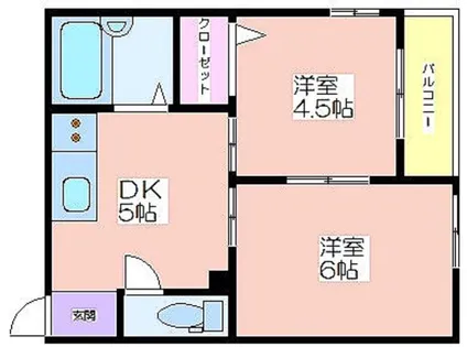 メゾンフローラ【503号室】の間取り