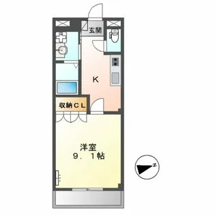 イーストピア【2階】の間取り