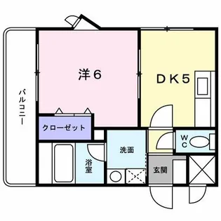 トリニティーグレース【4階】の間取り