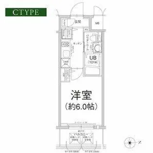 エスリード江坂広芝町【10階】の間取り