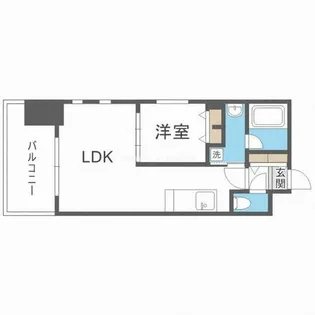 グランシス江坂【10階】の間取り