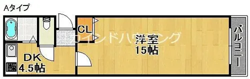 オズレジデンス玉出【4階】の間取り