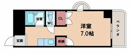 メゾン住吉弐番館【5階】の間取り