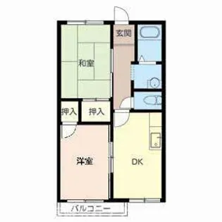 フレグランス藤【2階】の間取り