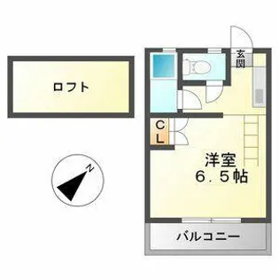 プランドゥ五条A棟【202号室】の間取り