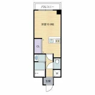 グーテンターク富田【305M号室】の間取り