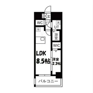 メイクスアート名古屋城西【10階】の間取り
