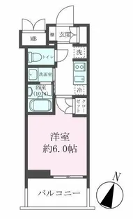 クレストコート靭公園 THE CLASS【4階】の間取り