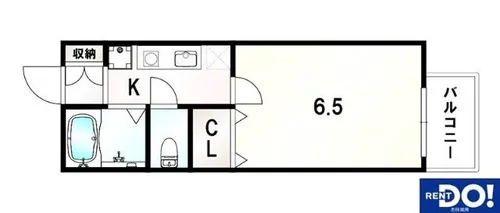 大阪府池田市井口堂1丁目【アパート】の間取り