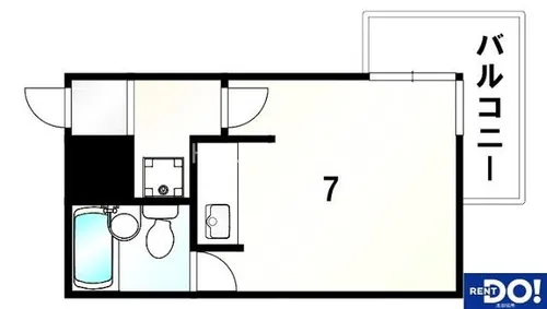 大阪府池田市石橋1丁目【マンション】の間取り