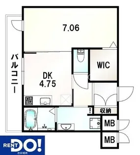 ラ・リュールMJ【4階】の間取り