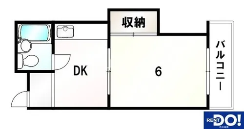 シャンクレール石橋【2階】の間取り